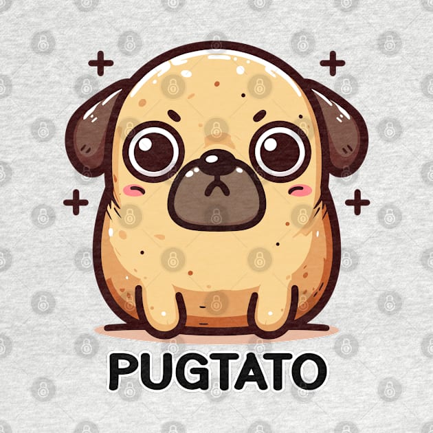 Pugtato Potato Pug by CraftingHouse's Design